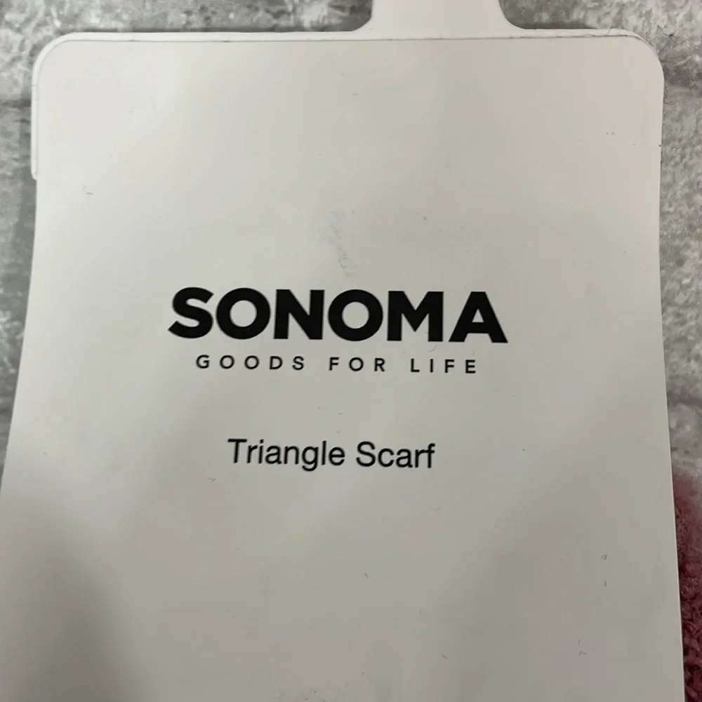 Sonoma Pink Ombré Triangle Scarf